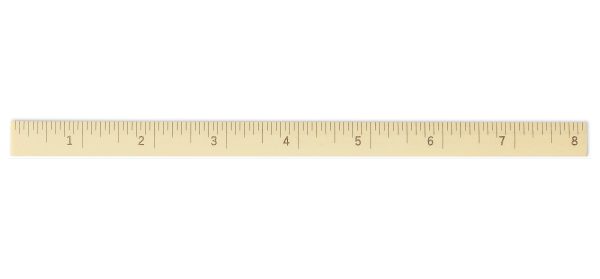 Bamboo Measuring Ruler - Durable Eco-Friendly Wooden Ruler