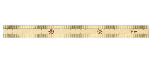 Measuring Ruler - Bamboo - Durable Eco-Friendly Wooden Ruler