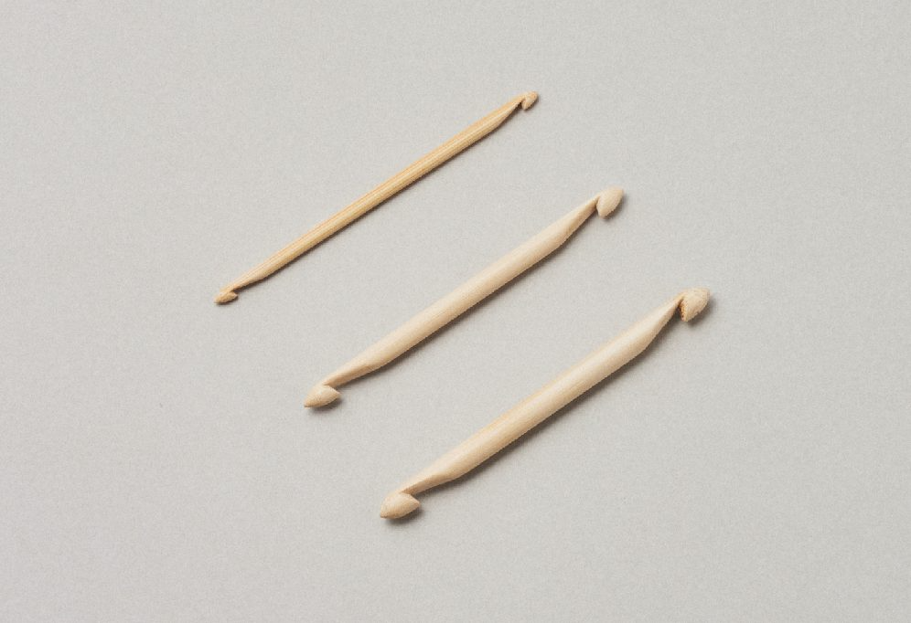 Crochet Hooks - Double Ended - Afghan & Tunisian - Shirotake - 10cm(4″), 15cm(6″) and 30cm(12″)