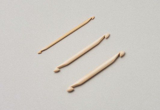 Crochet Hooks - Double Ended - Afghan & Tunisian - Shirotake - 10cm(4″), 15cm(6″) and 30cm(12″)
