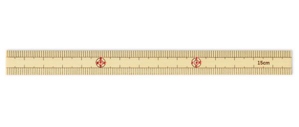 Bamboo Measuring Ruler - Durable Eco-Friendly Wooden Ruler
