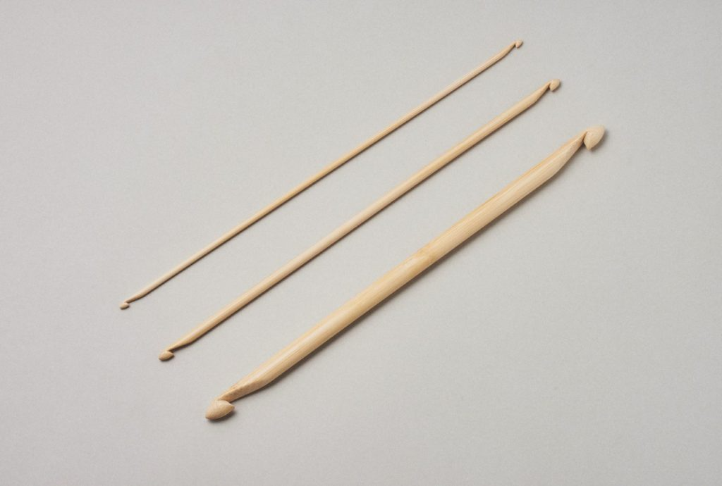 Crochet Hooks - Double Ended - Afghan & Tunisian - Shirotake - 10cm(4″), 15cm(6″) and 30cm(12″)