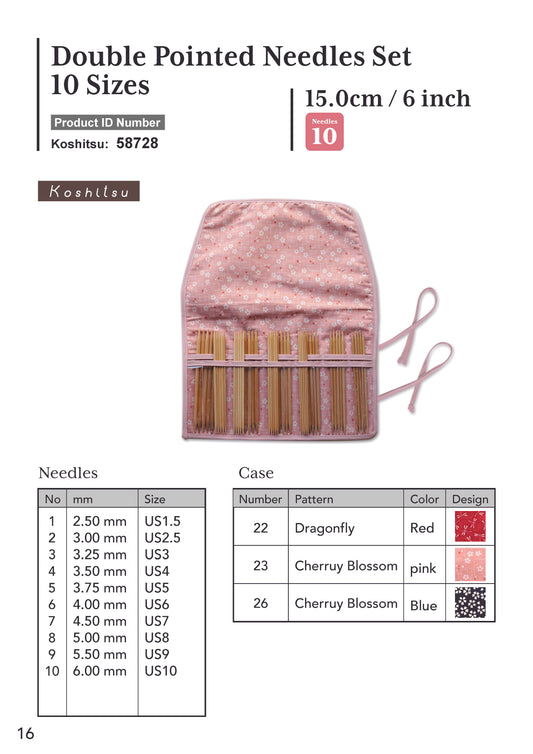 Sets - Double Point Needles - Case Type A