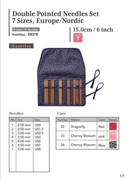 Sets - Double Point Needles - Case Type A