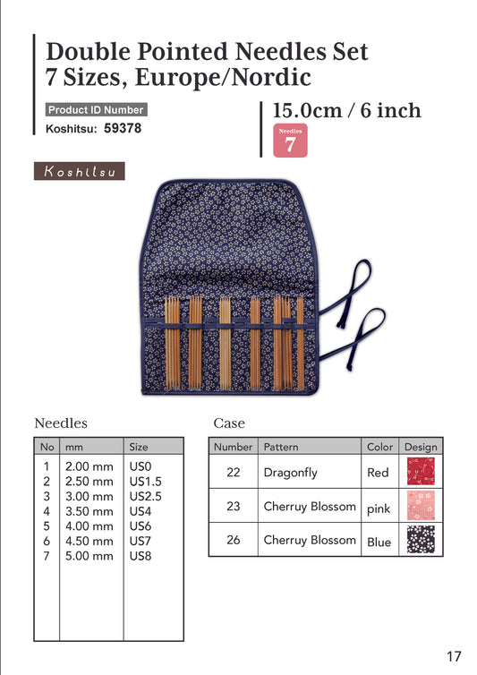 Sets - Double Point Needles - Case Type A