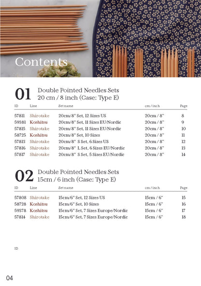 Sets - Double Point Needles - Case Type A