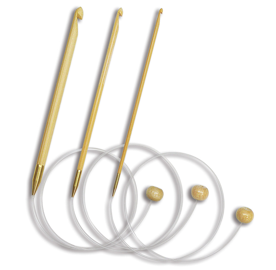 Shirotake Flex Single Pointed Needle Knitting Needles — Multiple Sizes