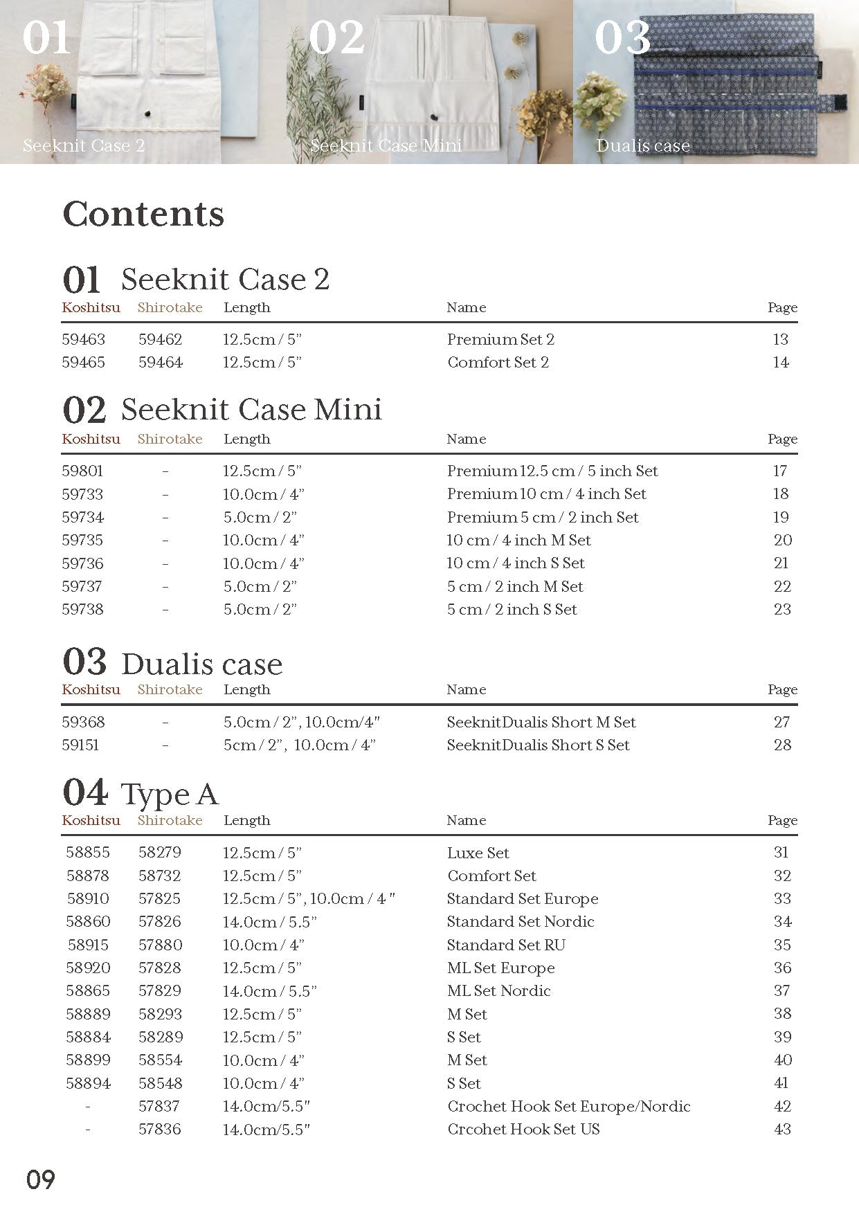 Sets - IC Needles - Case Type B