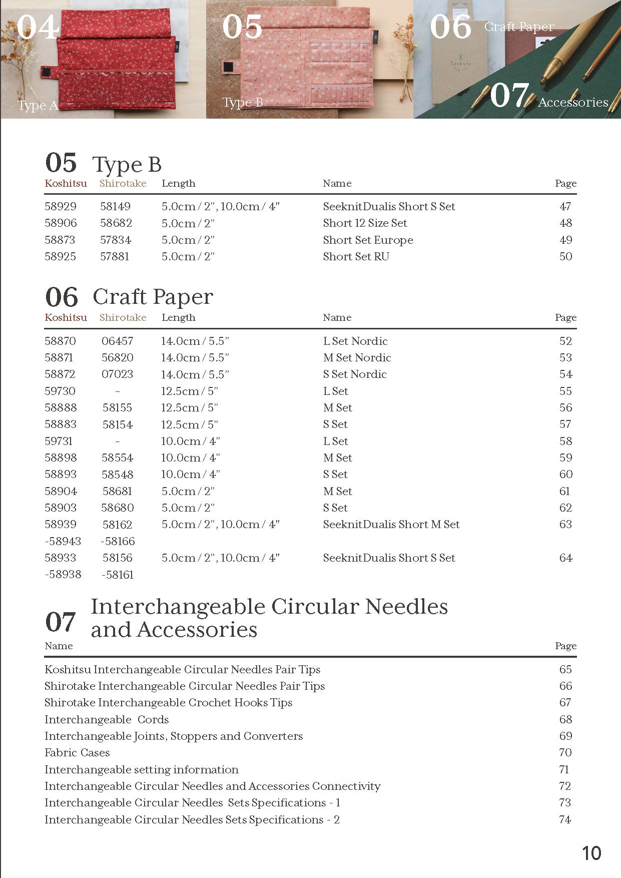 Sets - IC Needles - Case Type B