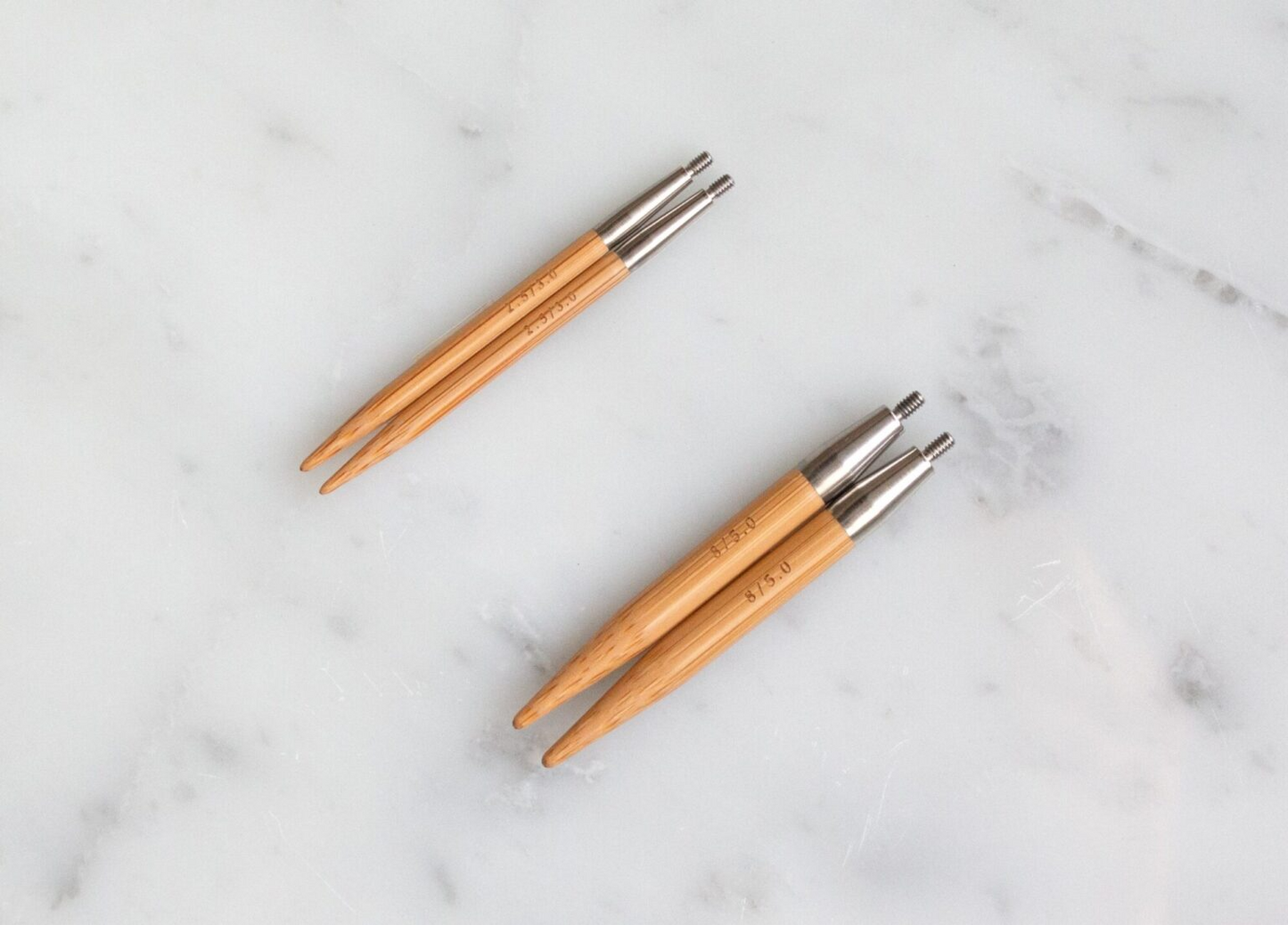 Pair Tips - Interchangeable Circular Needles - C U R V E Line